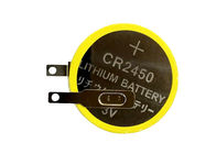 Non Rechargeable CR2450 With Solder Tabs  600mAh  Long Working Life